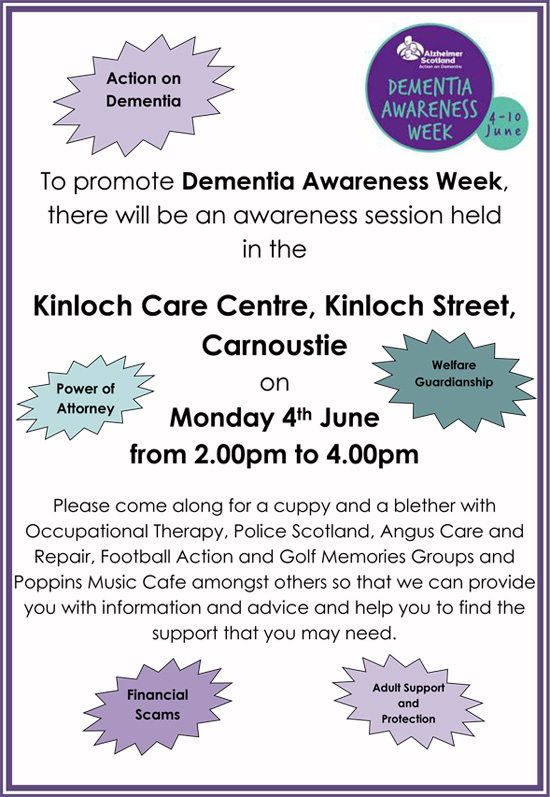 Image of Dementia Awareness Event Poster