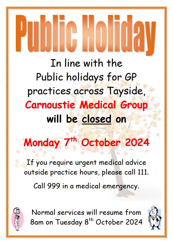 October closure poster